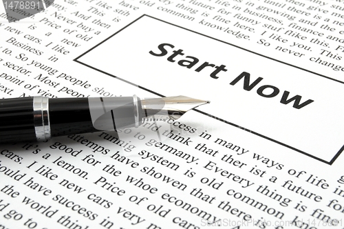Image of start now