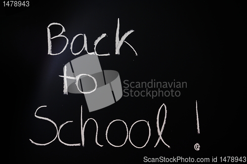 Image of blackboard and education