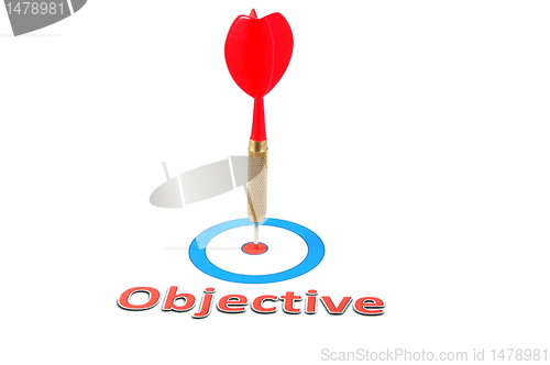 Image of success concept with dart arrow