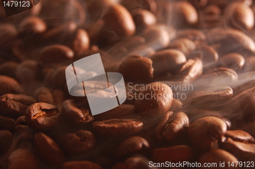 Image of roasting coffee