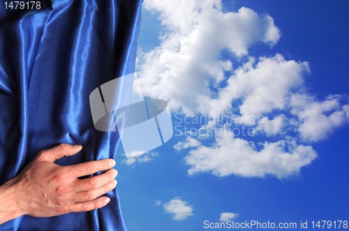 Image of blue sky