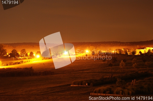 Image of park at night