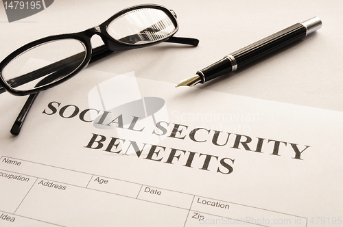 Image of social security benefits