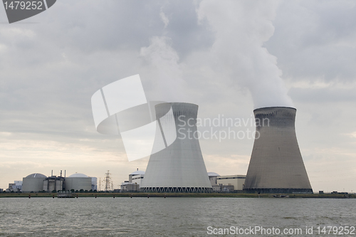 Image of Doel nuclear station near Antwerpen, Belgium