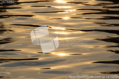 Image of sunny water surface texture