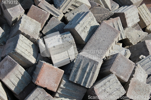 Image of beton bricks texture