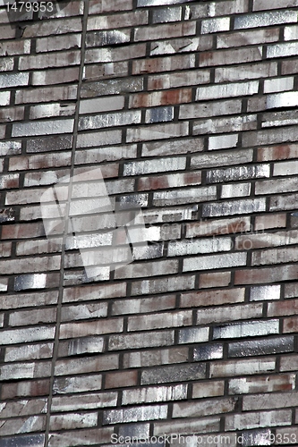Image of grey brick wall texture