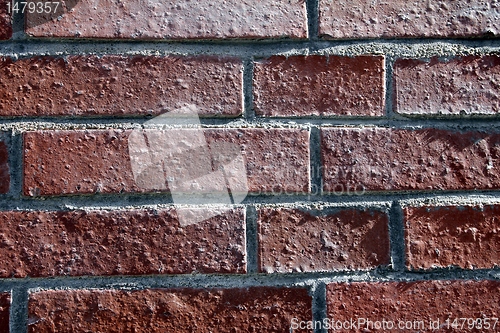 Image of sunny brick wall texture