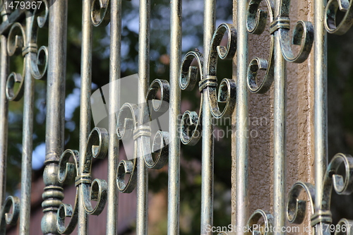 Image of old fence structure