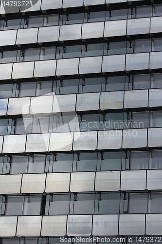 Image of modern cloud window building