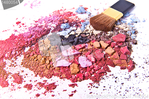 Image of crushed eyeshadow