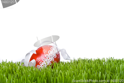 Image of easter egg in grass