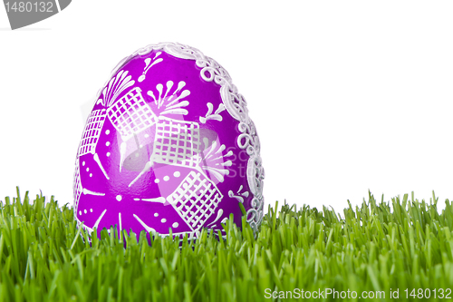 Image of easter egg in grass