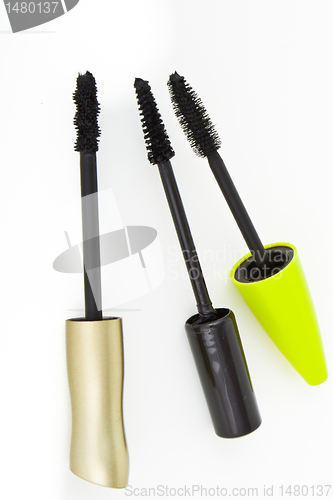 Image of mascara brushes