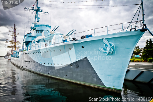 Image of Gdynia war ship