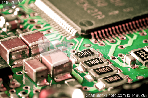 Image of electronic circuit board