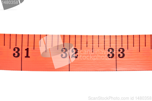 Image of Red tape measure