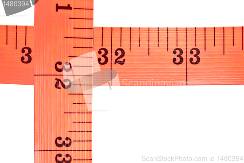 Image of Red tape measure 