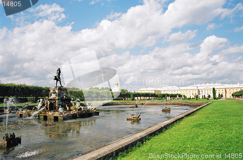 Image of Peterhof. Fountains.