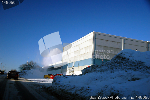 Image of Snowblowing