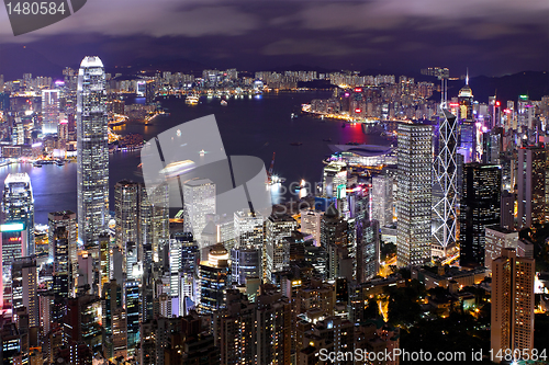 Image of Hong Kong at night