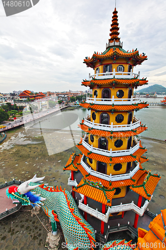 Image of Dragon Tiger Tower in Taiwan