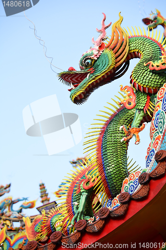 Image of Asian temple dragon