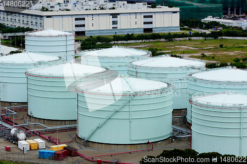 Image of oil tanks