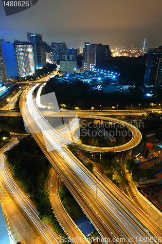 Image of highway in Hong Kong