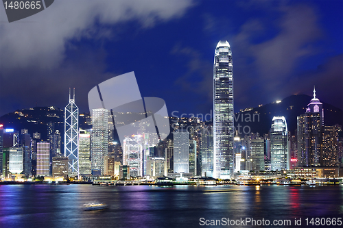 Image of Hong Kong at night