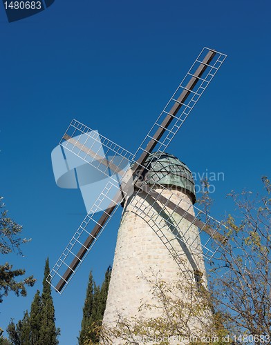 Image of Monteriore Windmill in Jerusalem