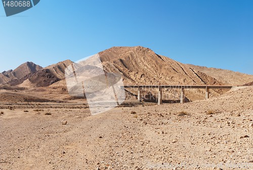 Image of Bridge in the desert 