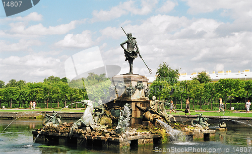 Image of Peterhof. Fountain Neptune.