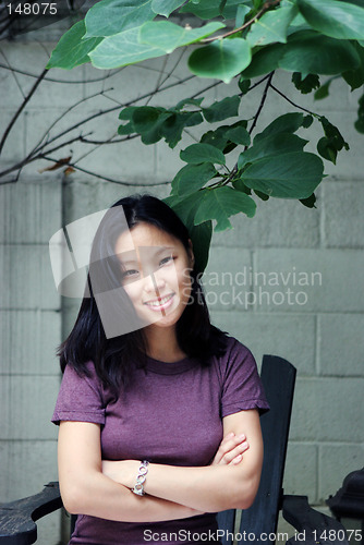 Image of Portrait of a pretty Korean woman