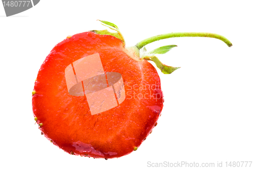 Image of cut strawberry