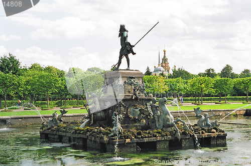 Image of Peterhof. Fountain Neptune.