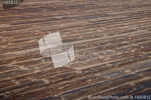Image of weathered wooden deck