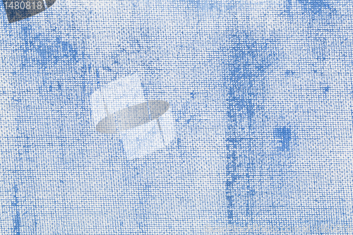 Image of blue abstract with camvas texture
