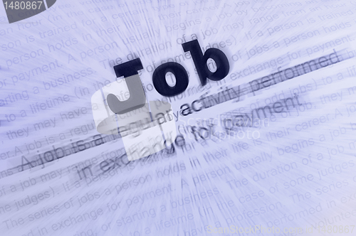 Image of Job conception text