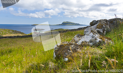 Image of Scenic view of Nolsoy, Faroe Islands