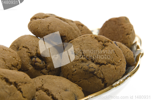 Image of Brown Cookies with raisins