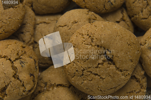 Image of Brown Cookies with raisins