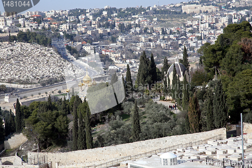 Image of Russian Church St. Mary Magdalene, Mount of olives, Jerusalem