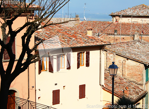 Image of Italy. Tuscany region. Montepulciano town