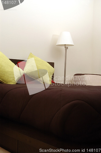 Image of bedroom with pillows