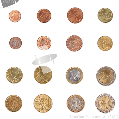 Image of Euro coin - France