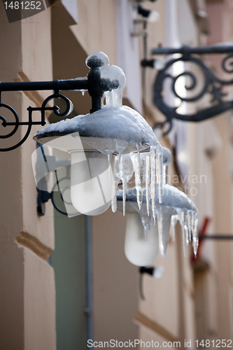 Image of street lamps