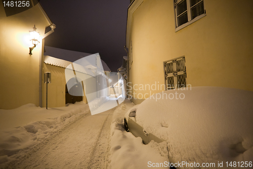 Image of winter town