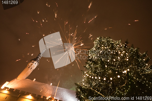 Image of happy new year firework