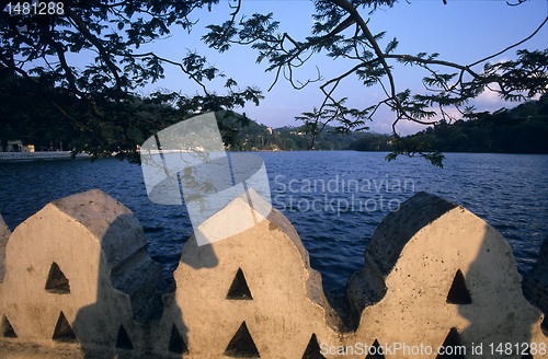 Image of Lake of Kandy town